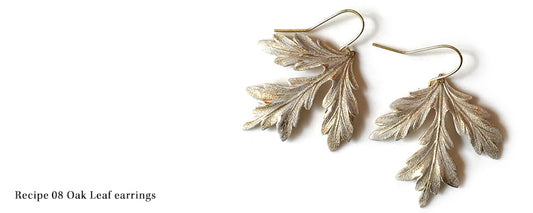 Recipe 08 Oak Leaf Earrings