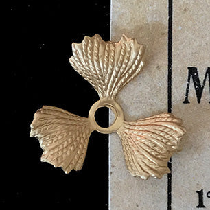 GC-3898 Stamping Findings Flower 18mm USA Raw Brass