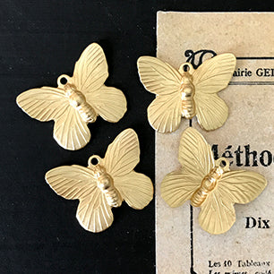 GP-4594 Stamping Findings Butterfly 18.5x15mm USA Raw Brass