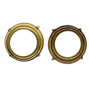 GP-267 75ss 18mm Raw Brass Cabochon Setting Round Setting Brass