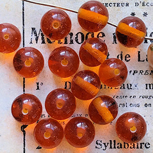 VP-5543 8mm JapanVintage Topaz Bead