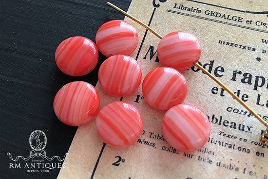 VP-3835 10mm Czech RedOrange glass Bead