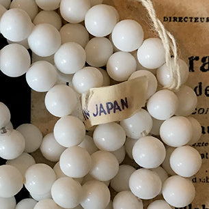 VP-4612 5mm JapanVintage Milk glass Bead